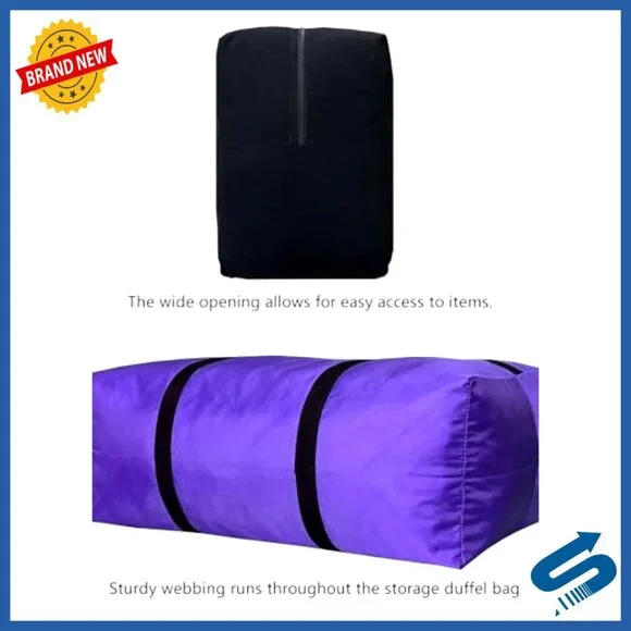 Extra Large Foldable Duffle Bag Sturdy Travel Storage Bag Multi-Purpose